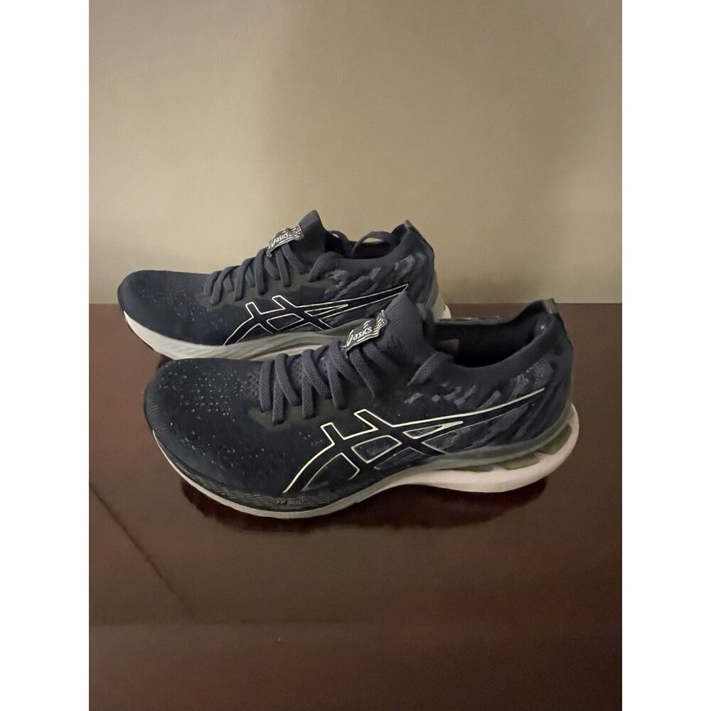 Asics Gel-Kayano 32 Shoes Mens 9 Blue/Black White Daily Road Jogging Trainer - Picture 6 of 9